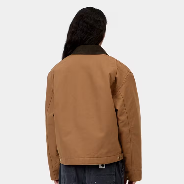 CARHARTT WIP - W' OG DETROIT JACKET BROWN/TOBACCO RINSED