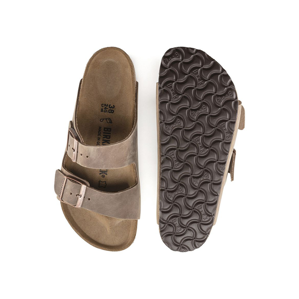 BIRKENSTOCK - ARIZONA TABACCO BROWN OILED LEATHER