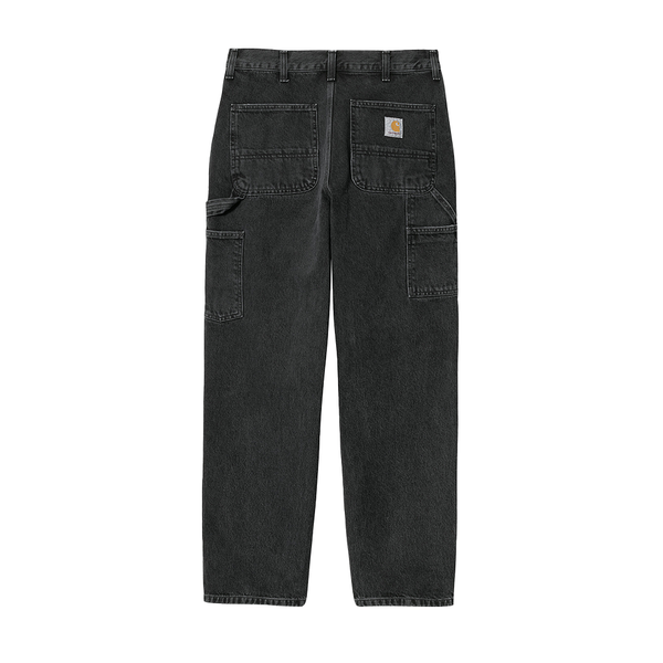 CARHARTT WIP - SINGLE KNEE PANT BLACK STONE WASHED