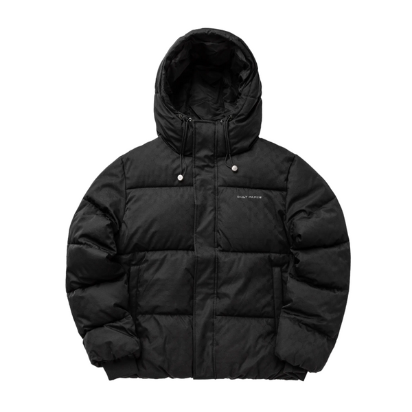 DAILY PAPER - MONOGRAM PUFFER JACKET BLACK