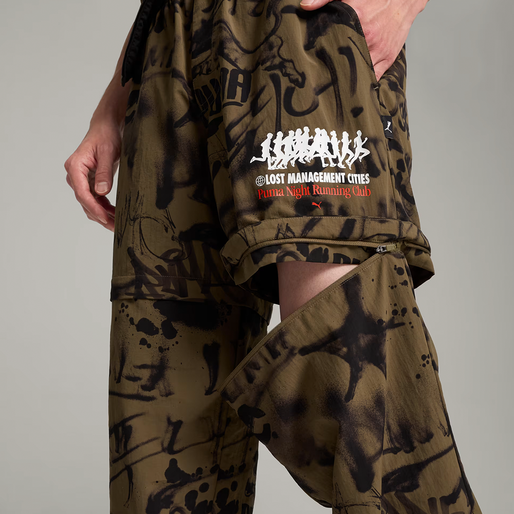 PUMA x LMC - AOP PANTS WILD WILLOW