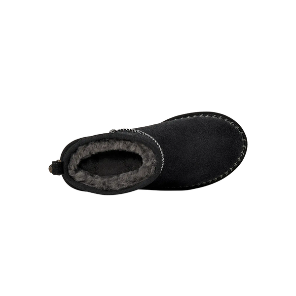 UGG - W' CLASSIC ULTRA MINI BIARRITZ BLACK