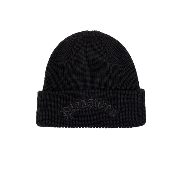 PLEASURES - ARCH BEANIE BLACK