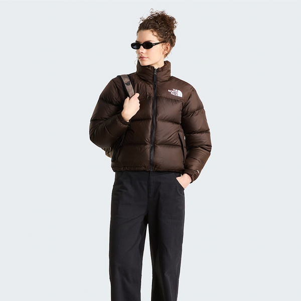 THE NORTH FACE -  W 1996 RETRO NUPTSE JACKET DARK CHESTNUIT