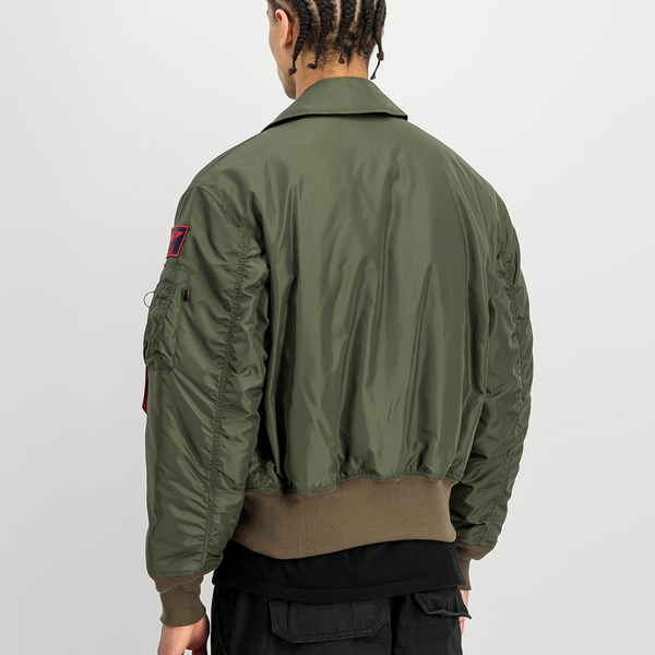 ALPHA INDUSTRIES - CWU-45/P DEVILS BRIGADE BOMBER DARK OLIVE