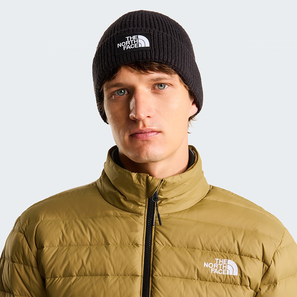 THE NORTH FACE -  TNF LOGO BOX CUFFED BEANIE BLACK