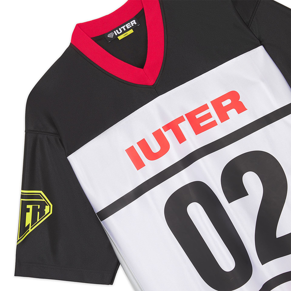 IUTER - ENDLESS FOOTBALL JERSEY BLACK