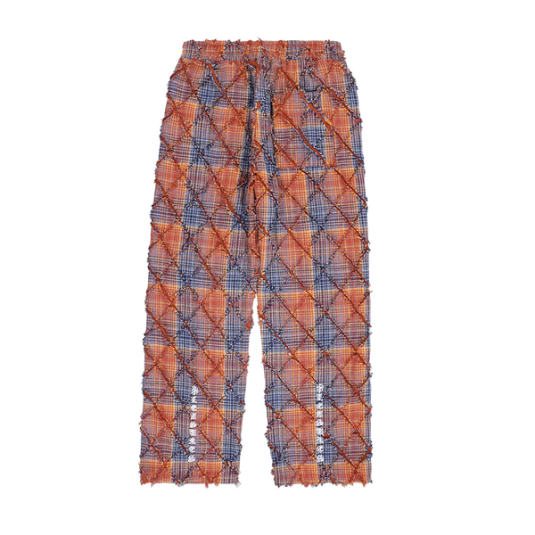 PLEASURES - MYSTIC FLANNEL PANTS ORANGE