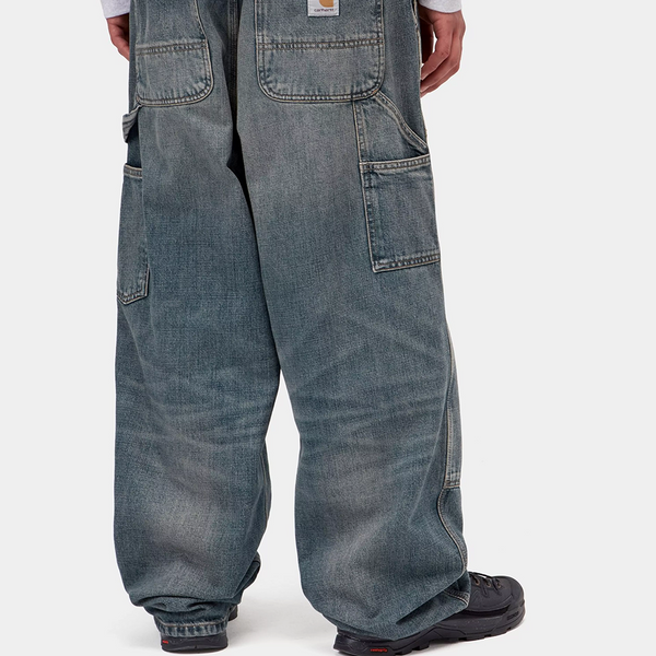 CARHARTT WIP - OAKLAND PANT BLUE WORN USED WASH