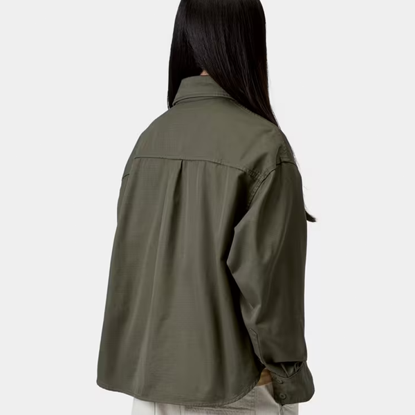 CARHARTT WIP - W' KELLY SHIRT JACKET LEAF RINSED