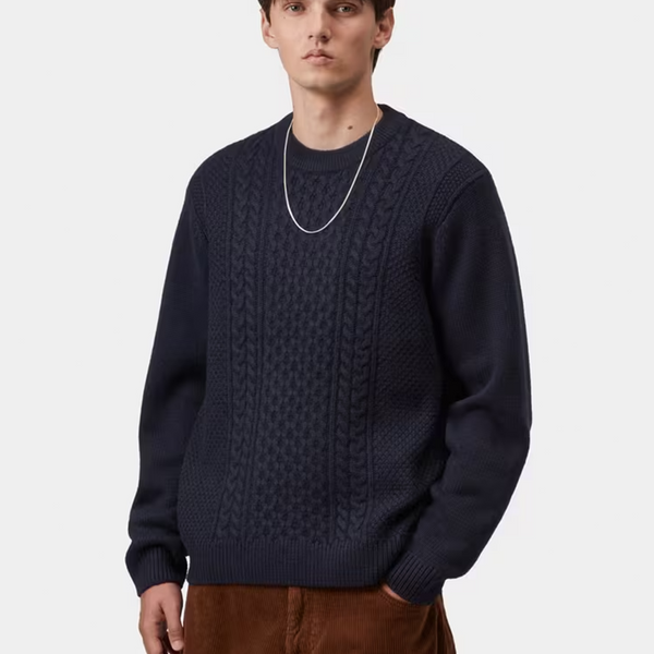 CARHARTT WIP - CASTER KNIT SWEATER DARK NAVY