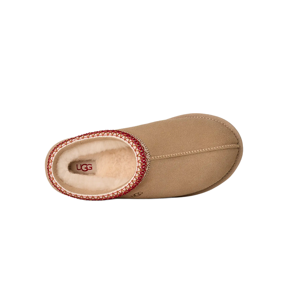 UGG - W TASMAN II SAND/DARK CHERRY
