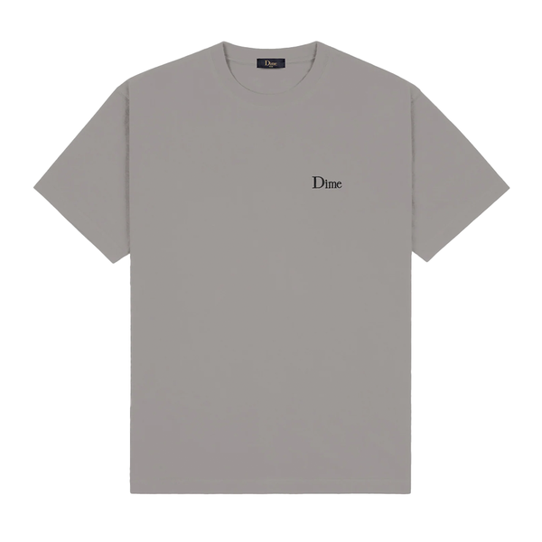 DIME - CLASSIC SMALL LOGO T-SHIRT CHARCOAL