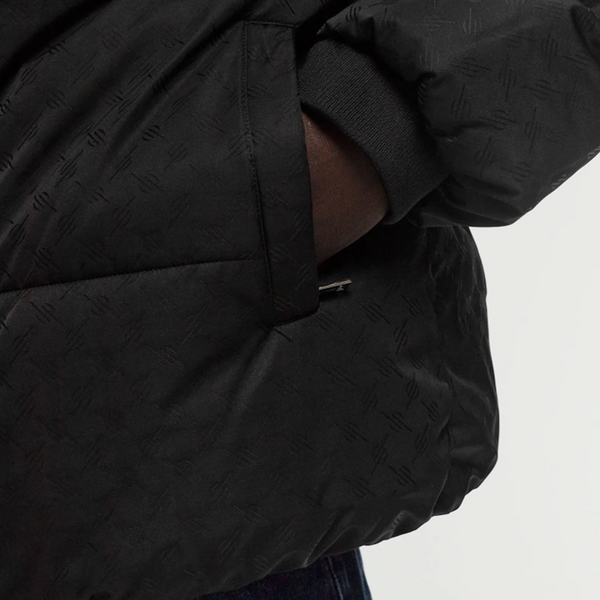 DAILY PAPER - MONOGRAM PUFFER JACKET BLACK