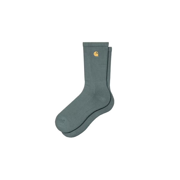 CARHARTT WIP - CHASE SOCKS VELVET GREEN/GOLD