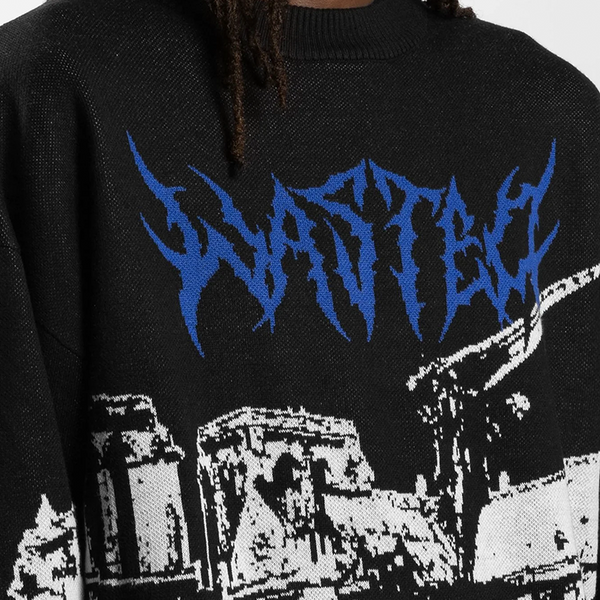 WASTED PARIS - VAULT SWEATER BLACK