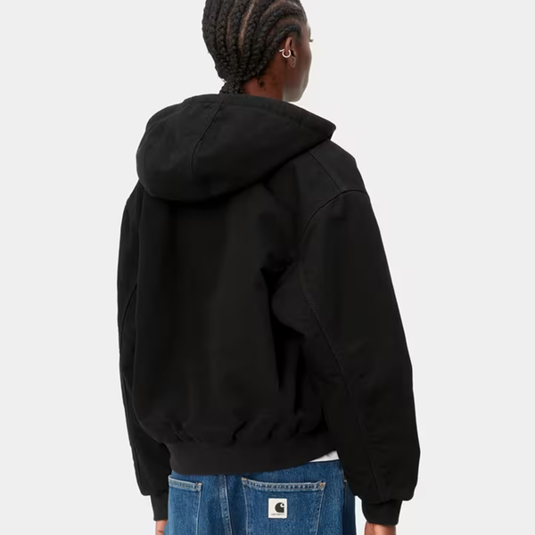 CARHARTT WIP - W' OG ACTIVE JACKET BLACK RINSED