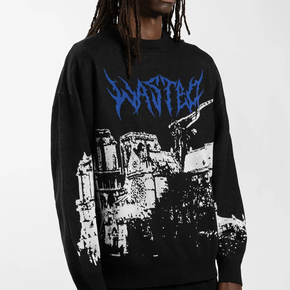 WASTED PARIS - VAULT SWEATER BLACK