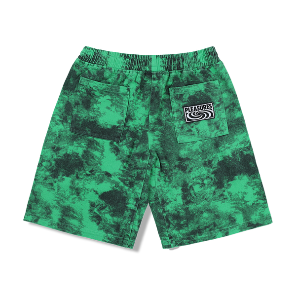 PLEASURES - SHORTS CYCLONE GREEN