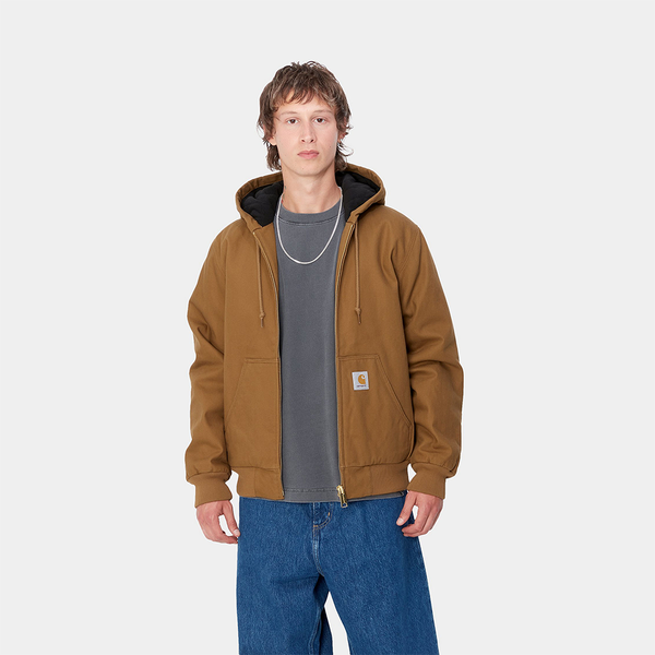 CARHARTT WIP - ACTIVE JACKET HAMILTOWN BROWN