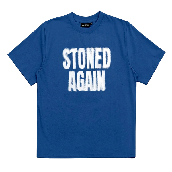 WASTED PARIS - T-SHIRT STONED AGAIN BLUE