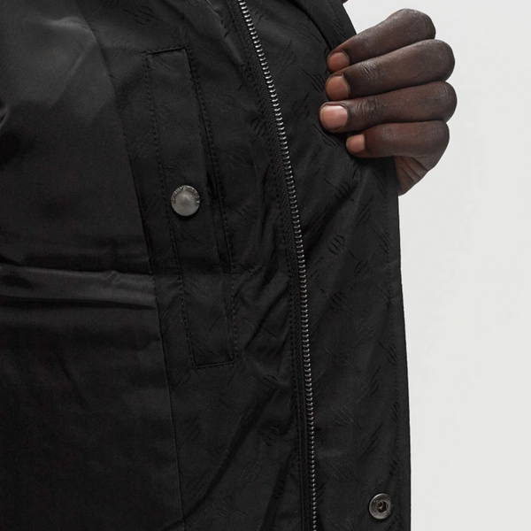 DAILY PAPER - MONOGRAM PUFFER JACKET BLACK