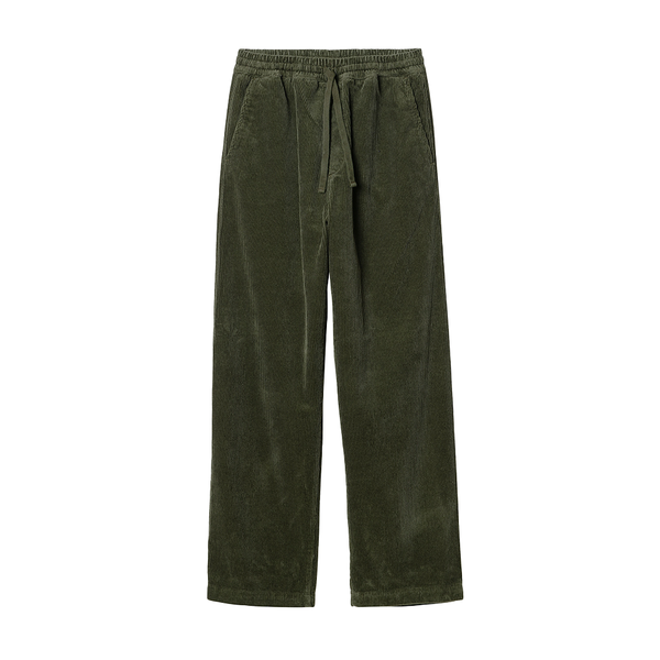 CARHARTT WIP - FLOYDE PANT CORDUROY OFFICE GREEN RINSED