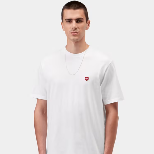 CARHARTT WIP - S/S SMALL HEART T-SHIRT WHITE/RED