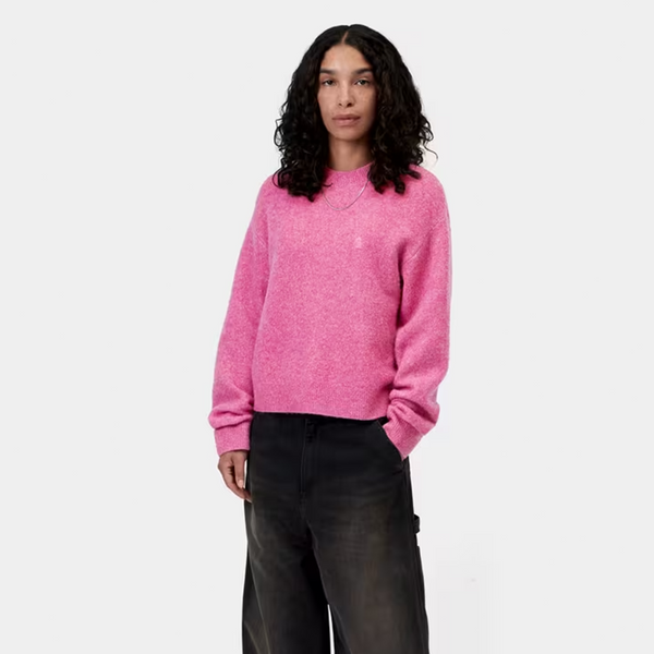 CARHARTT WIP - W' CURTIS SWEATER TANGLED HORTENSIA