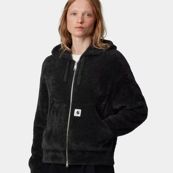 CARHARTT WIP - W' MAINE ACTIVE SWEATER JACKET BLACK