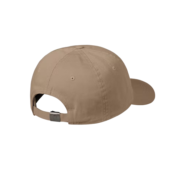 CARHARTT WIP - MADISON LOGO CAP LEATHER/WHITE