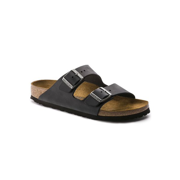 BIRKENSTOCK - ARIZONA BLACK OILED LEATHER