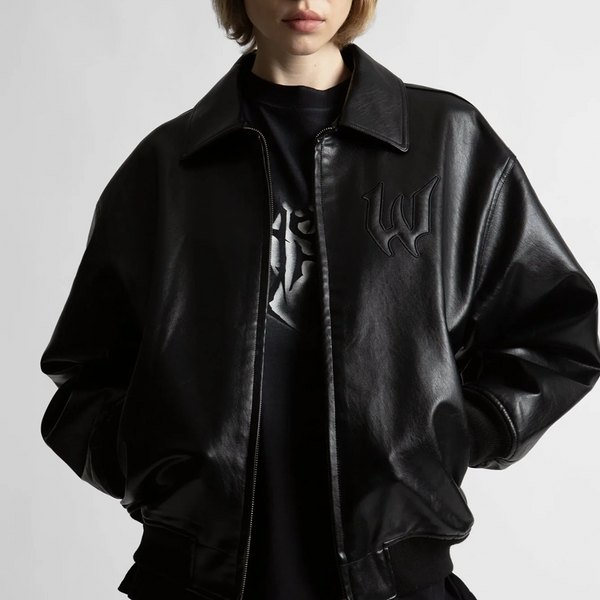 WASTED PARIS - VARSITY JACKET BURY BLACK