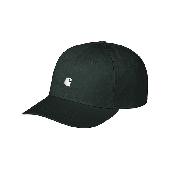 CARHARTT WIP - MADISON LOGO CAP DARK SCARAB/WHITE