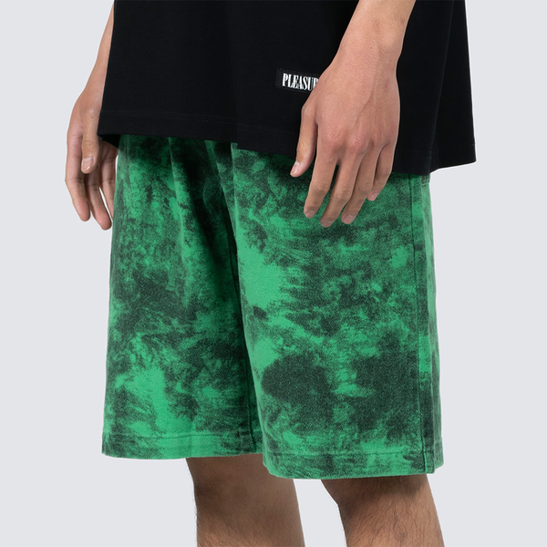 PLEASURES - SHORTS CYCLONE GREEN