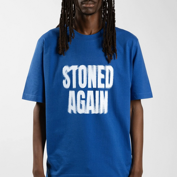 WASTED PARIS - T-SHIRT STONED AGAIN BLUE