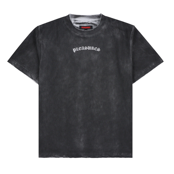 PLEASURES - SPRAY OE SHIRT BLACK