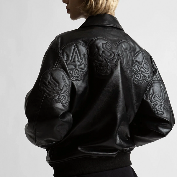 WASTED PARIS - VARSITY JACKET BURY BLACK