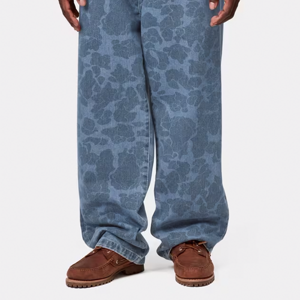 CARHARTT WIP - DUCK LANDON PANT CAMO DUCK/BLUE BLEACHED