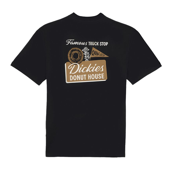 DICKIES - T-SHIRT DONUT HOUSE BLACK