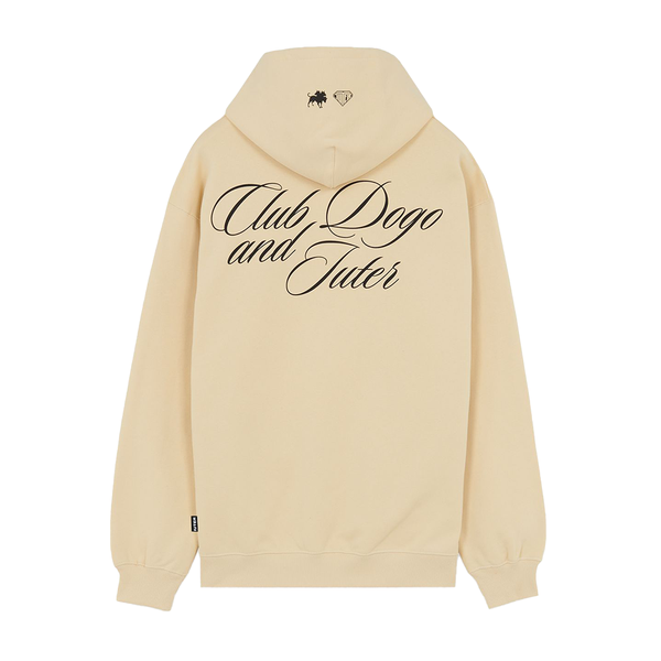 IUTER X CLUB DOGO - SKYLINE HOODIE DUSTYWHITE