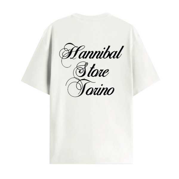 HANNIBAL STORE - SCRIPT T-SHIRT WHITE