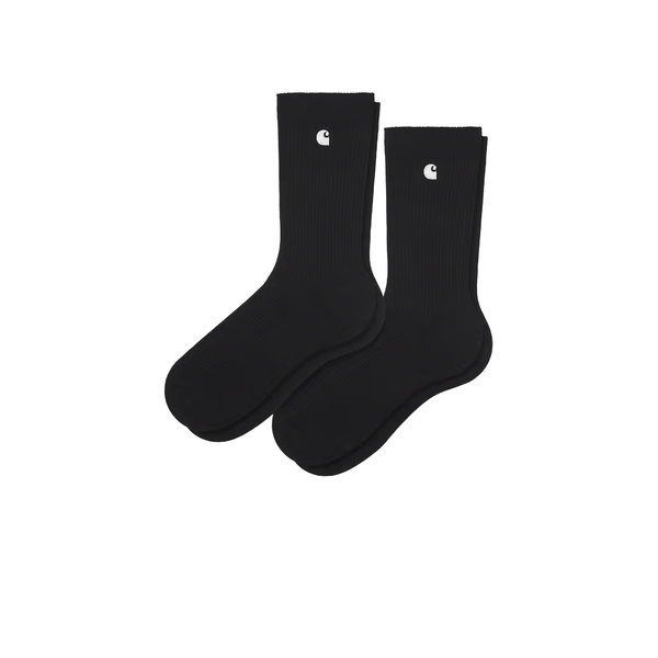 CARHARTT WIP - MADISON PACK SOCKS BLACK/WHITE