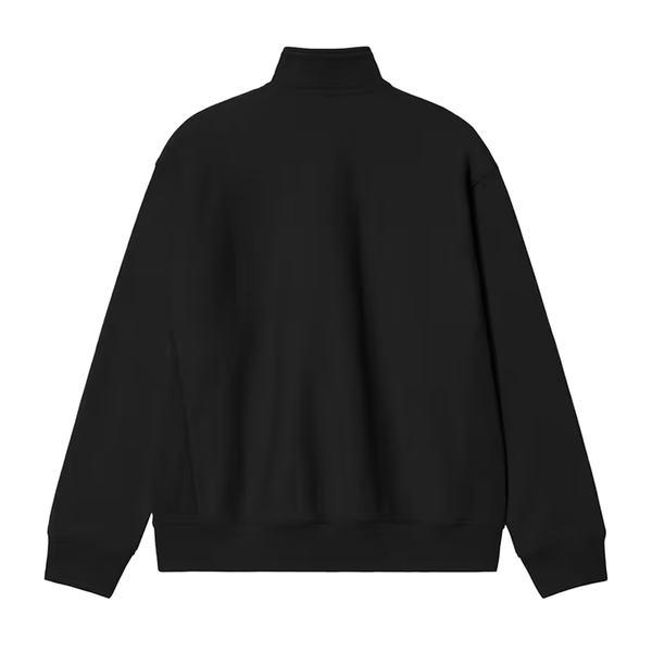 CARHARTT WIP - HALF ZIP AMERICAN SCRIPT BLACK