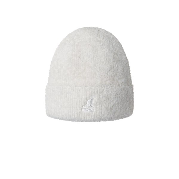 KANGOL - FAUX FUR BEANIE IVORY