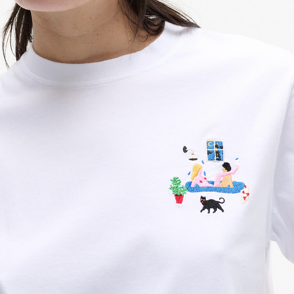 CARNE BOLLENTE - REAR WINDOW T-SHIRT WHITE