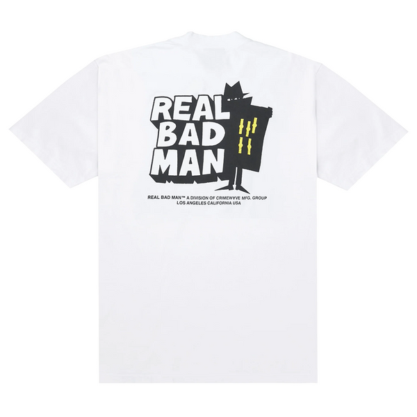 REAL BAD MAN - RBM CLASSIC T-SHIRT WHITE