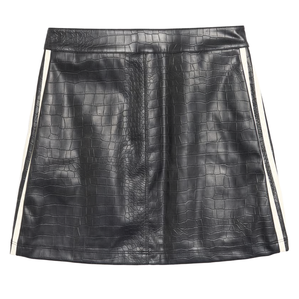 ADIDAS ORIGINALS - PLEATHER SKIRT BLACK