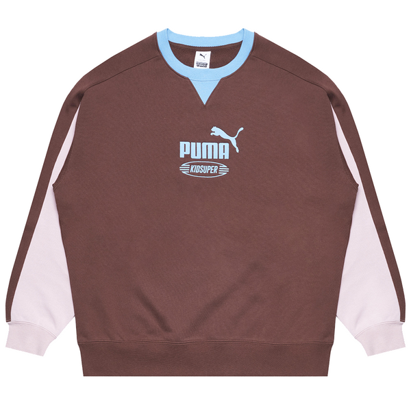 PUMA X KIDSUPER -  CREWNECK ESPRESSO BROWN