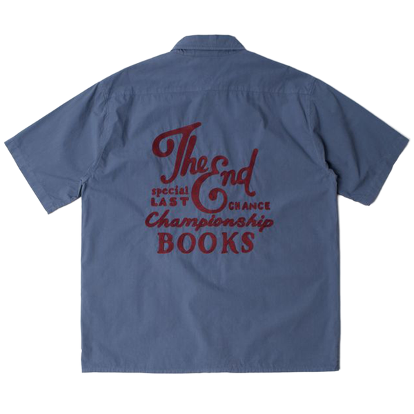 PARRA - THE END BOOKS SHIRT BLUE